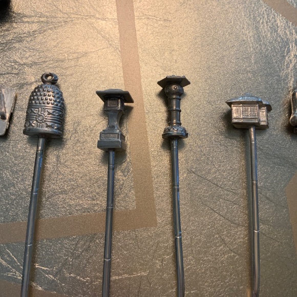 1940 Asian Motif Demitasse Spoon Collection(6)Sterling Silver 43 grams - Picture 3 of 9